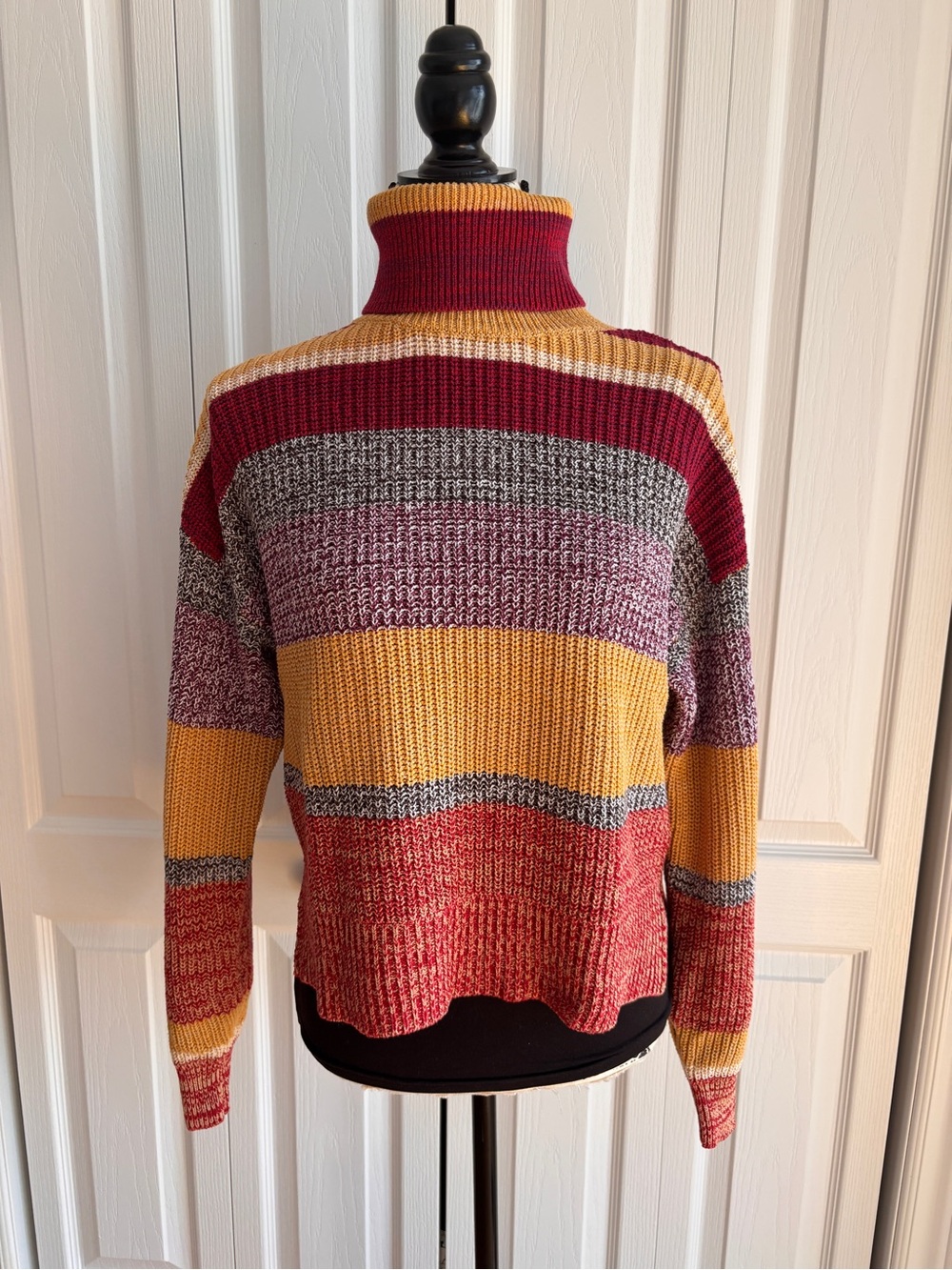 Urban Outfitters Multicolor Striped Turtleneck